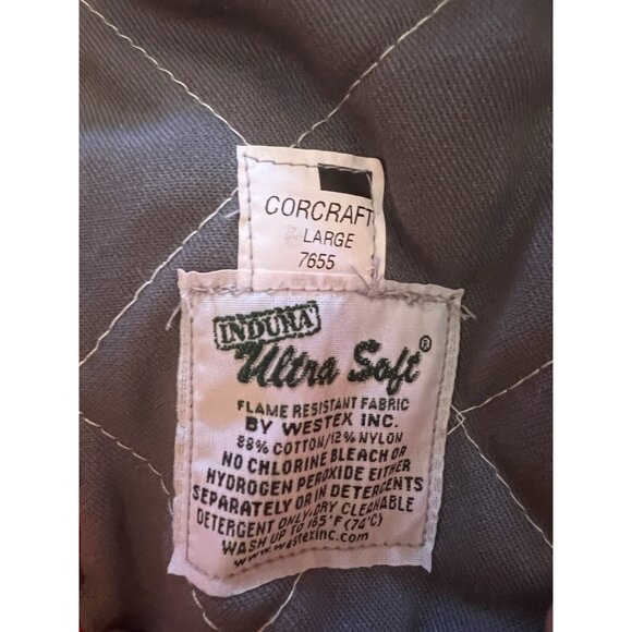 MTA Metro North Railroad Fire Resistant Jacket Made In USA Men’s Size Large VTG - Picture 7 of 13